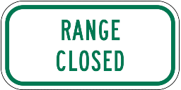 Plinking Range Closure @ AAF&G Plinking Range